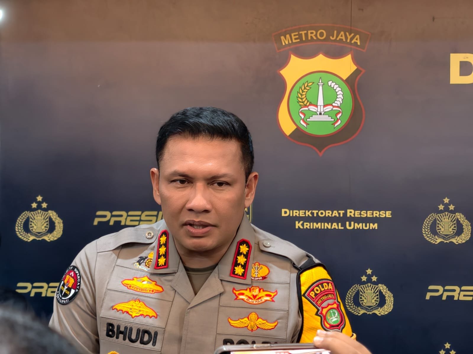 Kabid Humas Polda Metro Jaya Kombes Pol. Bhudi Hermanto