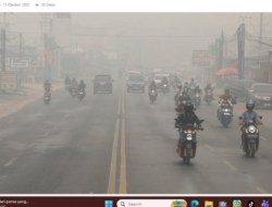 Situasi udara Palangkaraya tanggal 13/10/2026